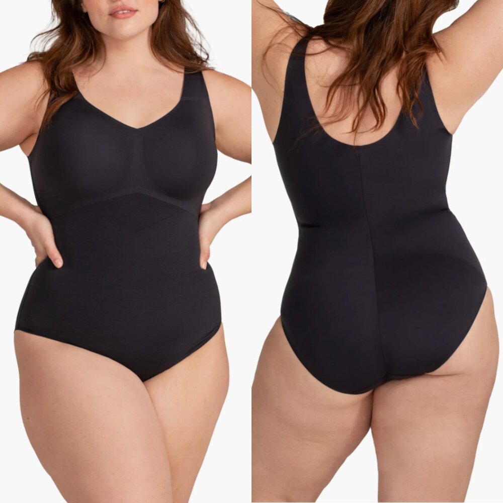 NEW Honeylove Black Liftwear‎ Tank Bodysuit Shapewear Plus Size 3X